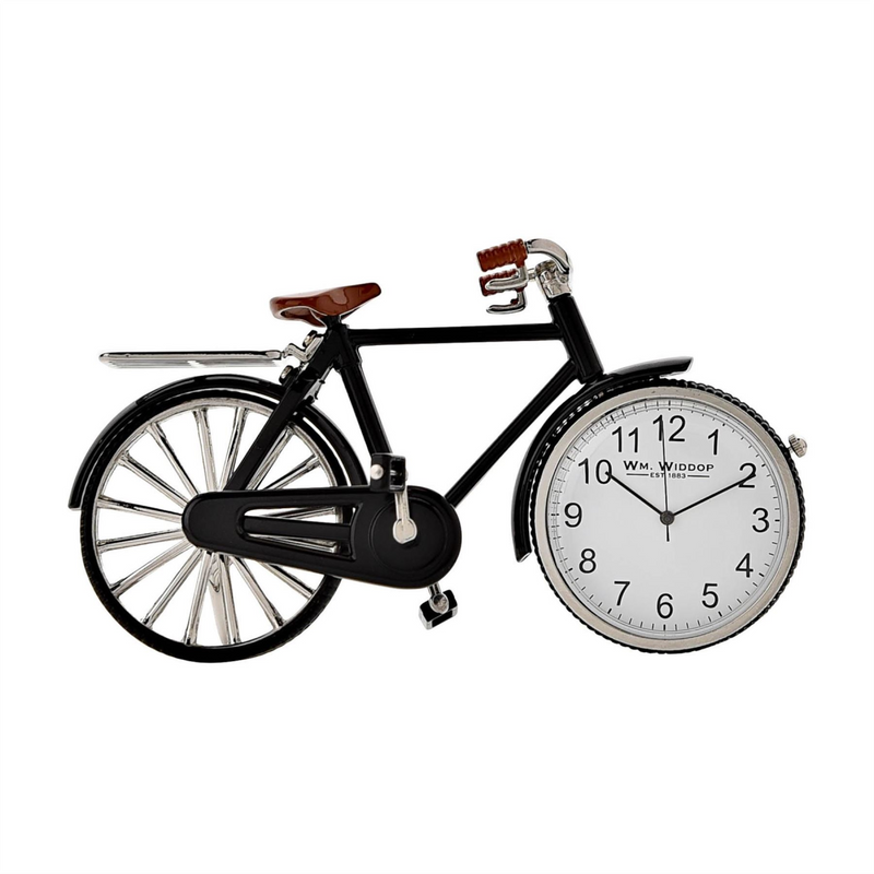 Wm Widdop Miniature Clock - Pedal Bike