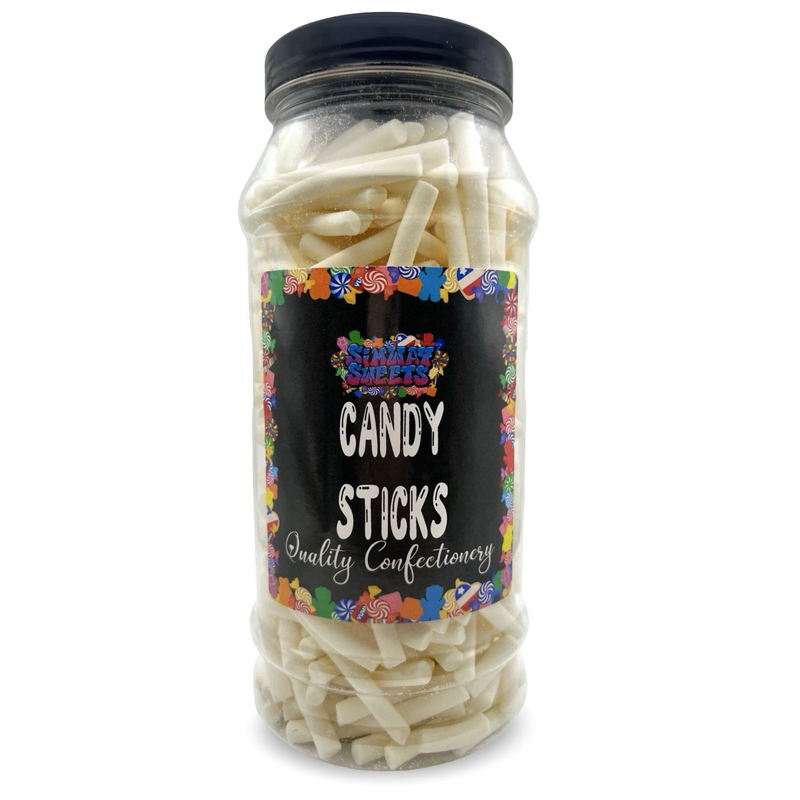 Candy Sticks Sweets Gift Jar - 475g