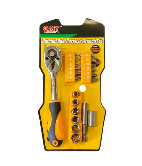 Multipurpose Ratchet Screwdriver Wrench Socket Tools Set