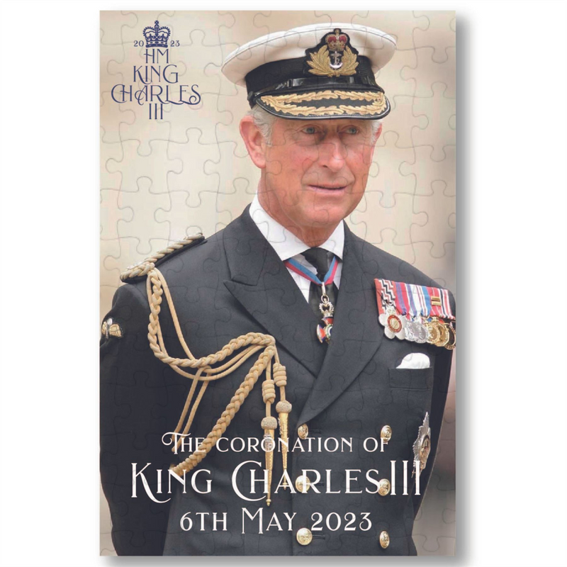 King Charles III Jigsaw Puzzle 42cm x 29cms Made In UK - 300pcs