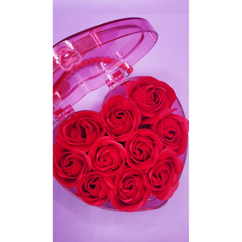 Scented Teddy Rose Gift Case