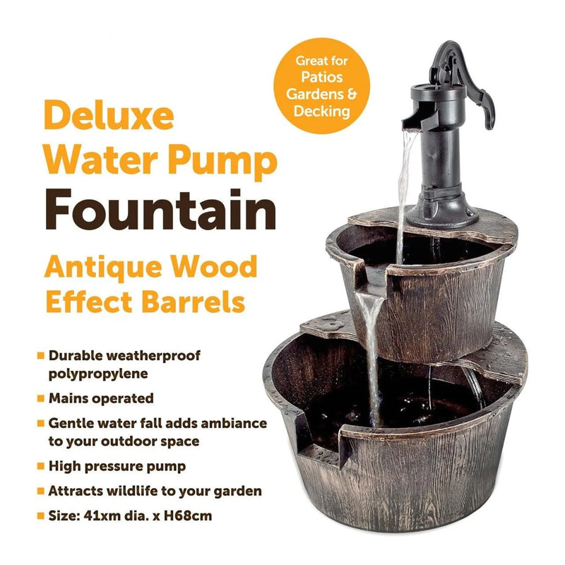 Delu x e Water Feature Fountain Garden Decoration