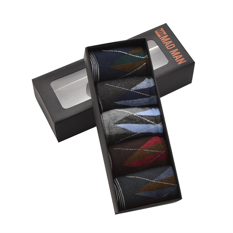 Mad Man Ziggy Boxed Socks 5pc