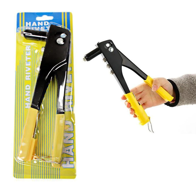 Heavy Duty Hand Riveter With 4 Attached Nozzles Diy