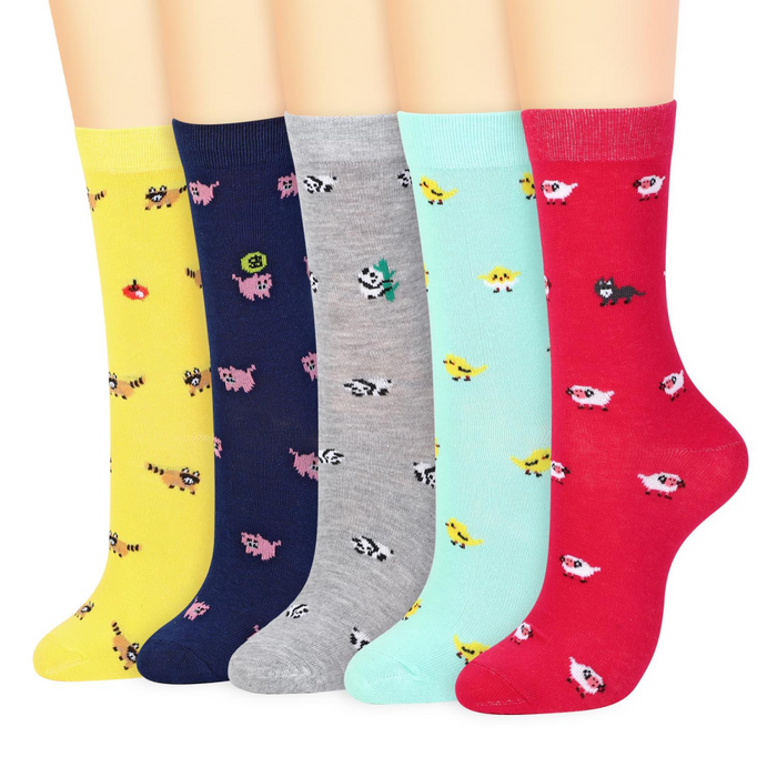 VINSANI ANIMAL SOCKS 5pk 1010419