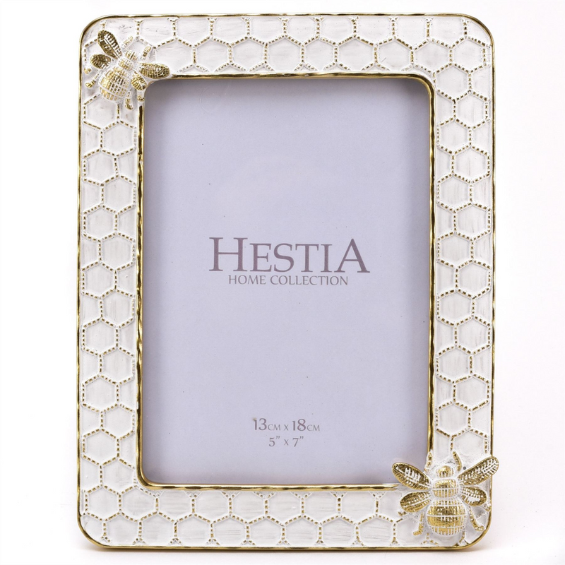 Hestia Honey Bee Resin Photo Frame 5" x 7"