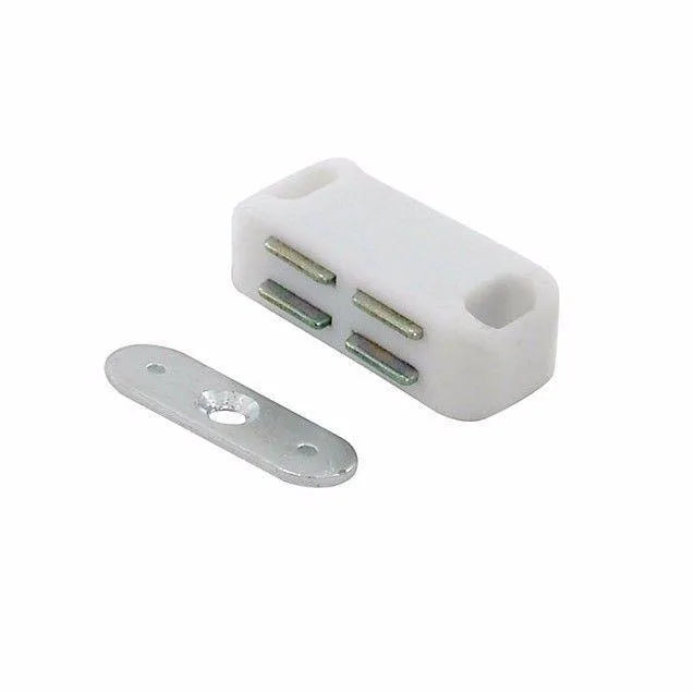 Magnetic Catches White Pack Of 2