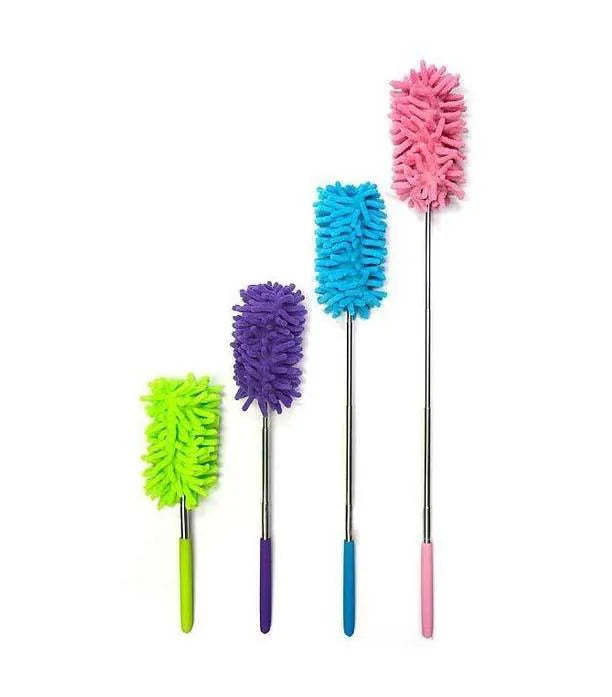 E x tendable Telescopic Microfibre Cleaning Duster 25 – Assorted Colours