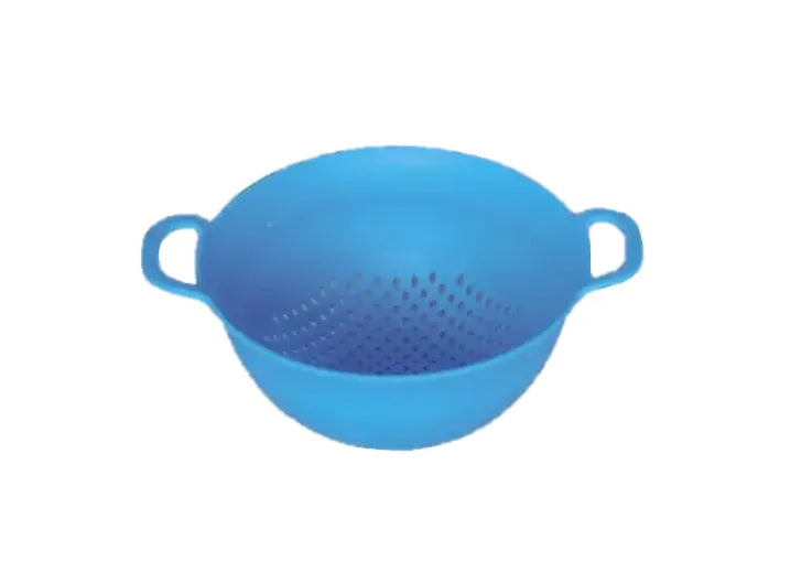Mini Plastic Colander Strainer With Handles Assorted Colours