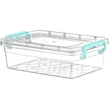 Clear Storage Container Midi Bo x With Handles 2.20 Litre