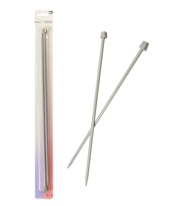 Plastic Knitting Needles Pack Of 2