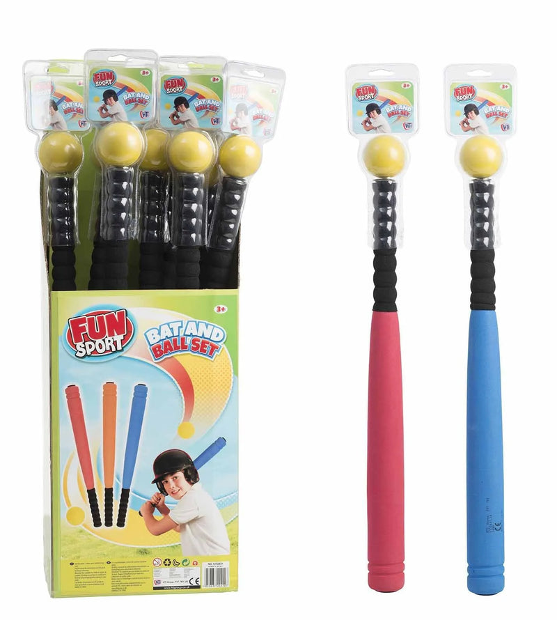 Fun Sport Baseball Bat And Ball Set, 24 Inch