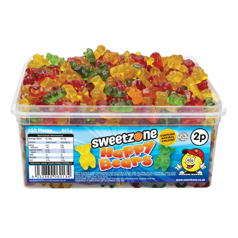 Happy Bears 805g Tub Sweets