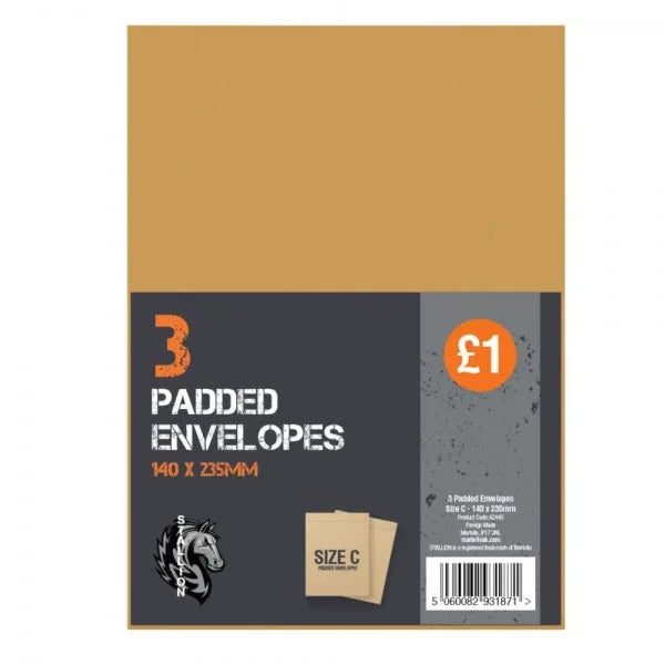 Padded Manila Envelopes Size C Pack Of 3