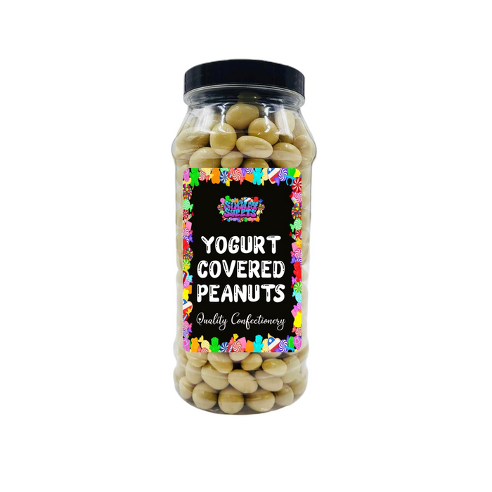 Yogurt Covered Peanuts Retro Sweets Gift Jar - 750g