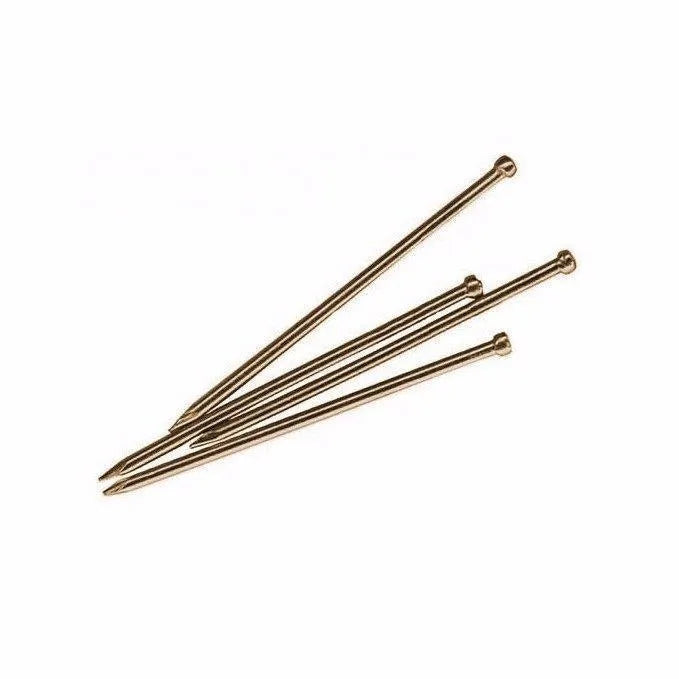 Brassed Picture Pins Pack Of 40