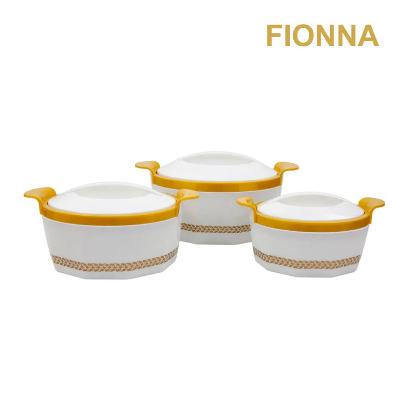 Sq Professional Fionna Hot Pot Set Of 3 1.0 – 1.5 – 2.5L White