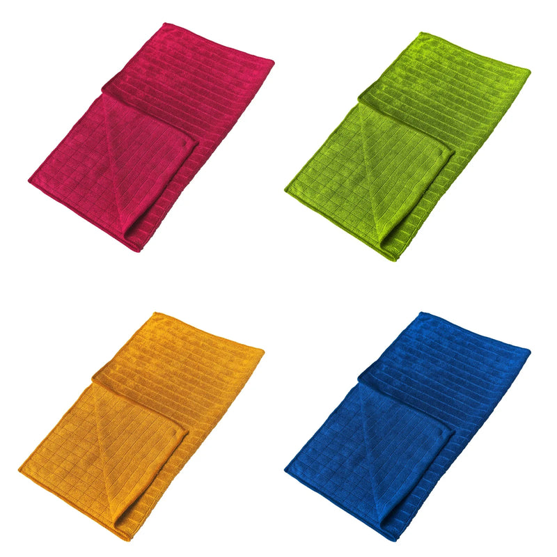 Microfibre Cleaning Cloth Towel Assorted Colours