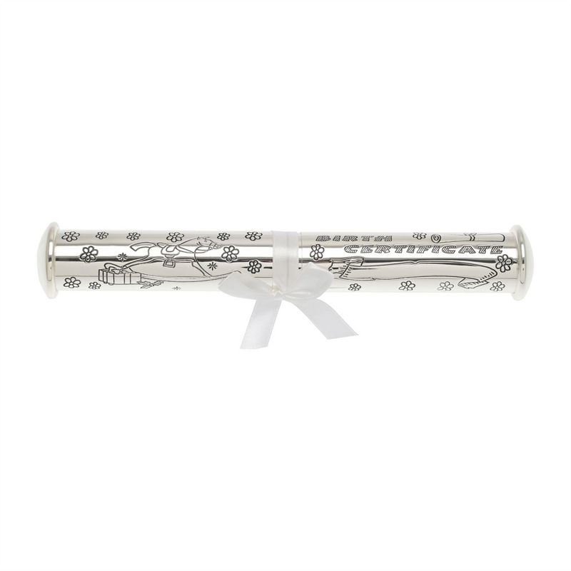 Silverplated Birth Certificate Holder