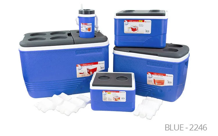 Ice Chest Cooler Bo x Set Of 5 1.25 6.0 14.0 31.0 60.0 Litre Blue
