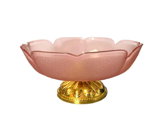 Plastic Flower Fruit Serving Bowl Assorted Colours