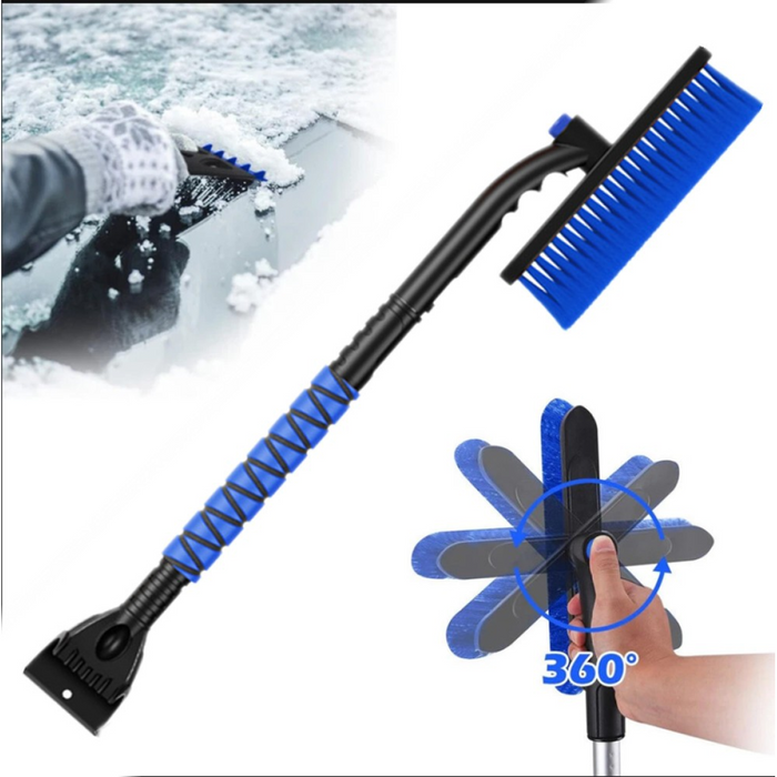 Detachable Car Snow Shovel Ice Scraper Extendable Dust Removal Cleaning Brush