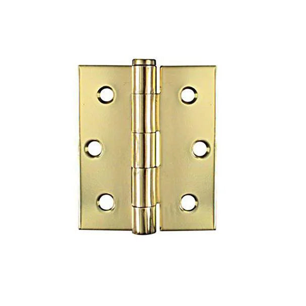 4'' Carded Butt Hinges Brass Effect Home Diy