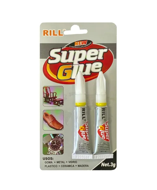 Rill Super Glue Liquid Pack Of 2 x 3G