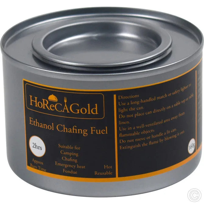 Horecagold Ethanol Chafing Fuel 160G (2 Hours Burn Time)