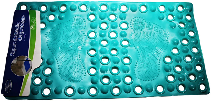 Anti – Slip Bathroom Shower Bath Mat With Feet Design Assorted Colours