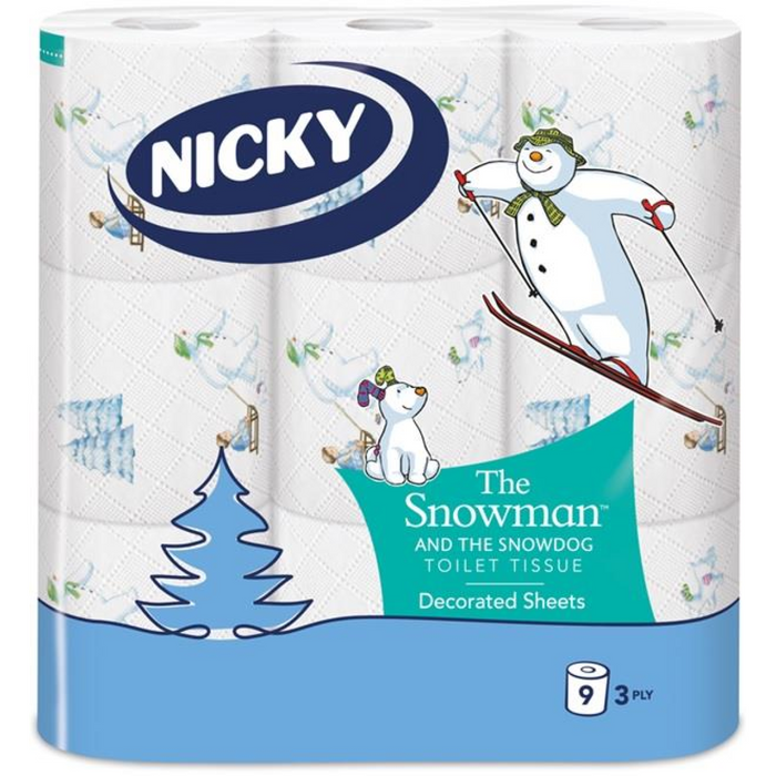 NICKY SNOWMAN TR 9 Toilet ROLLS 1010469