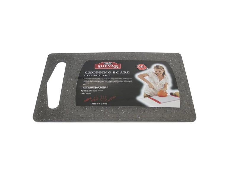 Plastic Lightweight Marble Style Chopping Board Stain Resistant Board