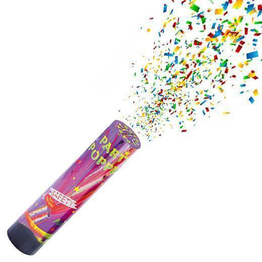 Birthday Party Celebration Confetti Party Popper Indoor Outdoor