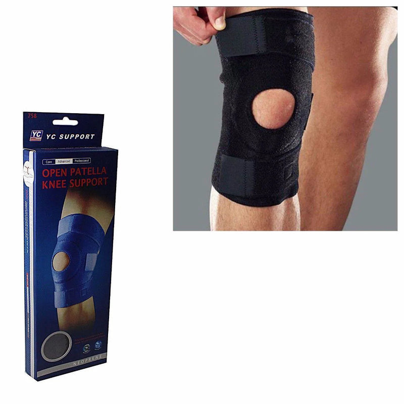 Open Patella Protective Gear Gym Yoga Knee Support One Size