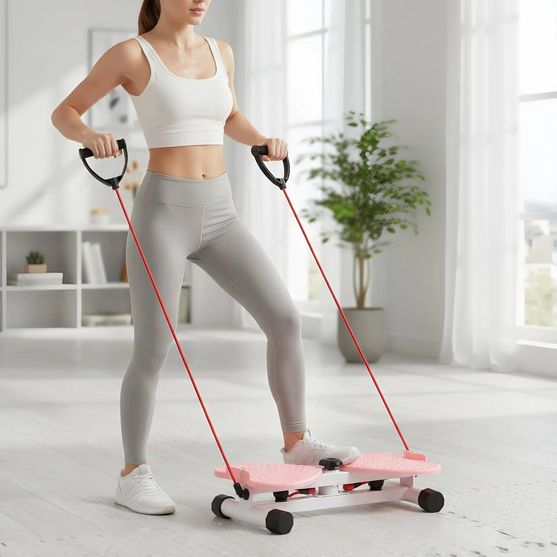 Twisting Waist Disc Waist Twist Board Machine Abdomen Exercise Balancing Board-pink