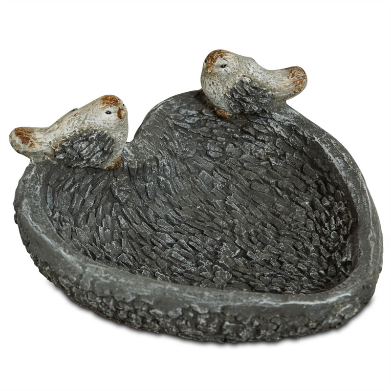 Resin Heart Shaped Bird Feeder