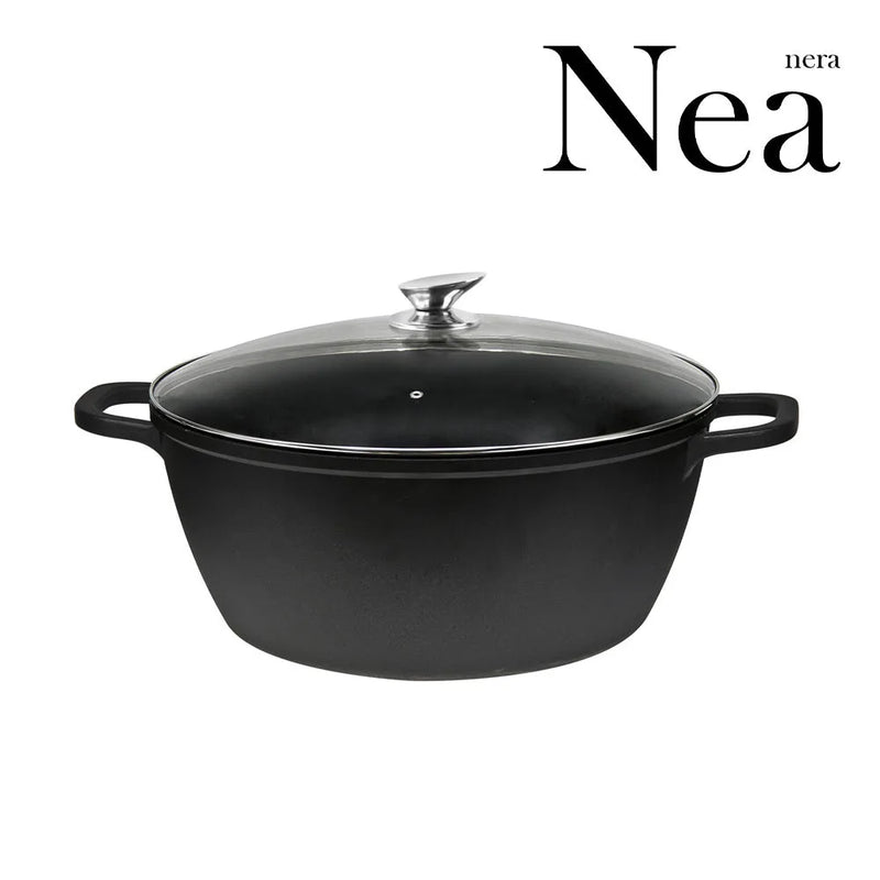 Nea Diecast Stockpot Nera Black