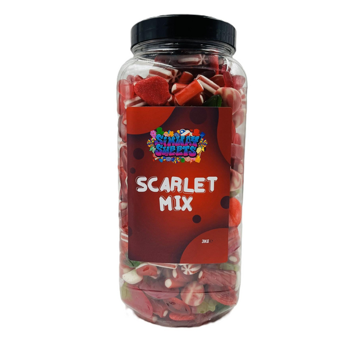 Simway Sweets Scarlett Mix Sweet Gift Huge Mega 3KG Candy Jar