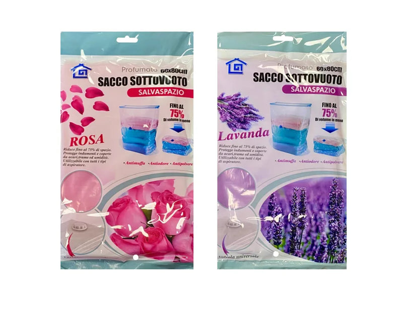 Floral Scented Clothes Storage Compressed Air Vacuum Bag Assorted Scents
