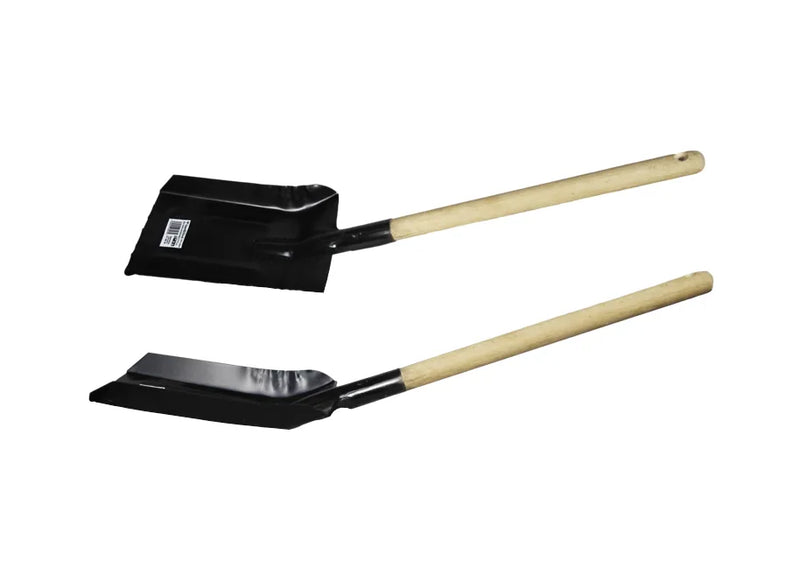 Mini Black Metal Garden Shovel With Wooden Handle