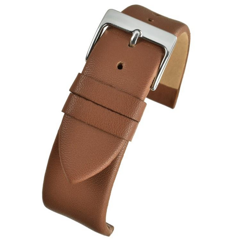 Tan Calf Leather Watch Strap 24mm