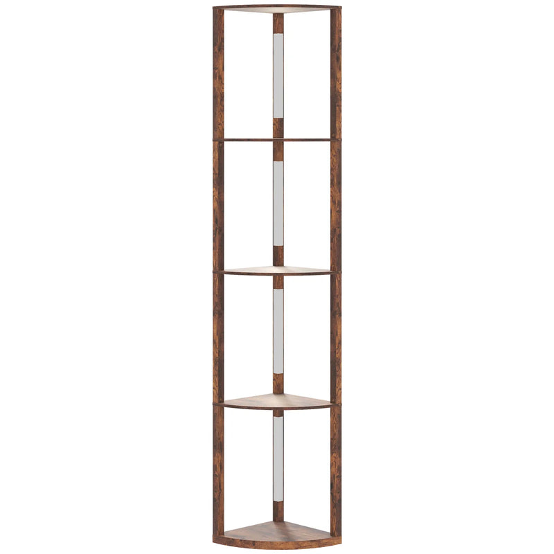HOMCOM 4-Tier Corner Floor Lamp