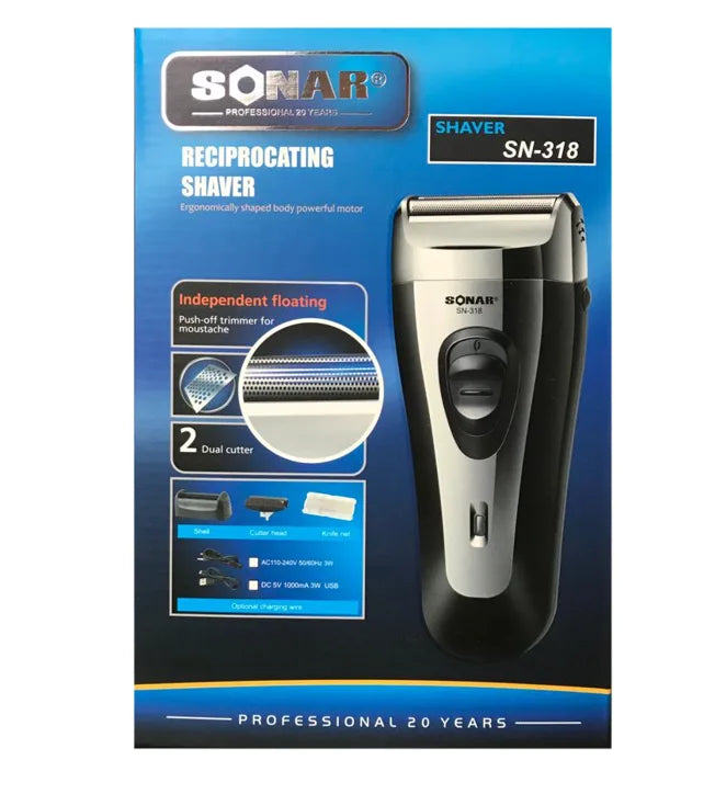Sonar Electrical Dual Cutter Shaver Sn318 Micro – Usb