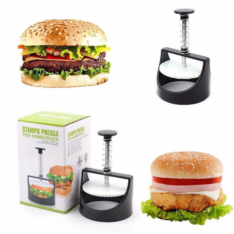 Non Stick Hamburger Burger Patty Press Maker Mould