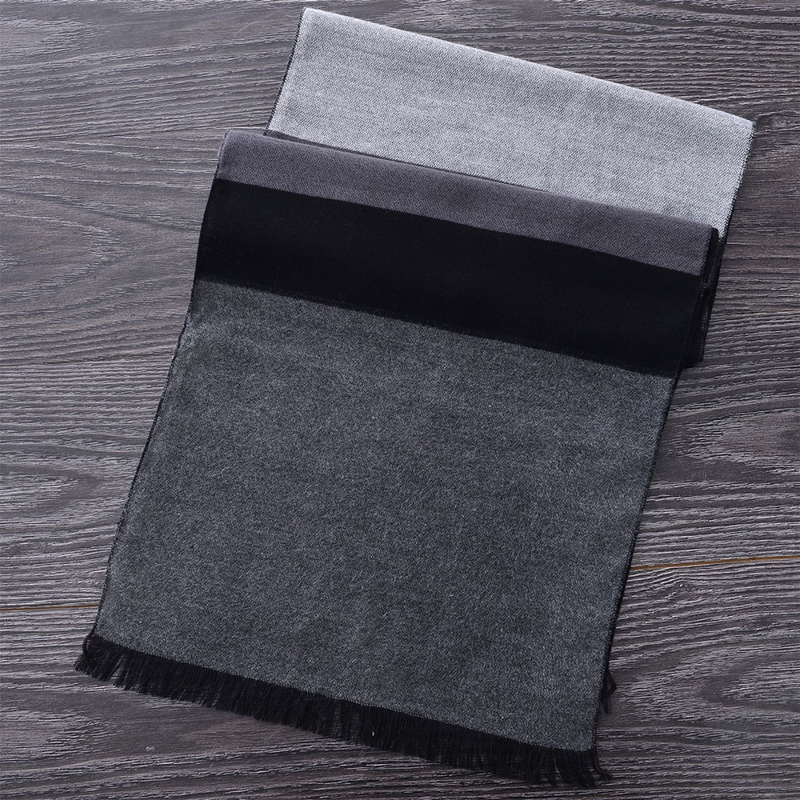 Mad Man Heritage Scarf - Grey & Black