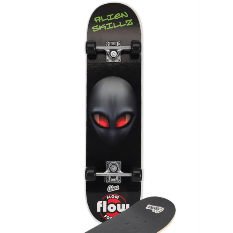 Ozbozz 31" Maple Chaser Skateboard Black
