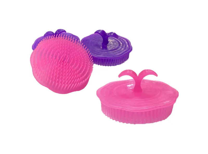 Plastic Shower Hair Scalp Brush Pack Of 4 Assorted Colours