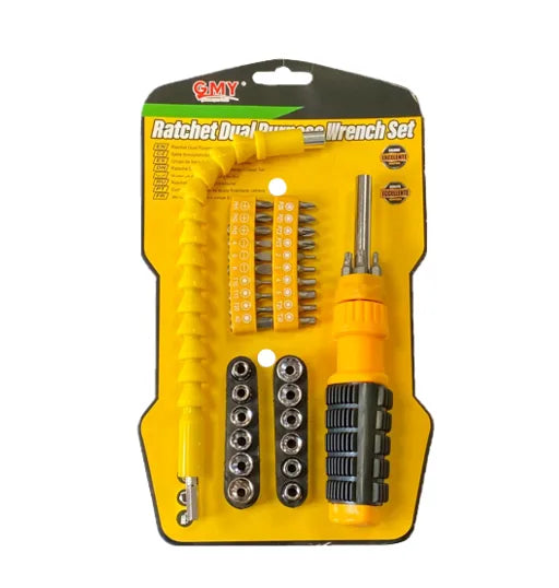 Multipurpose Ratchet Screwdriver Wrench Socket Tools Set