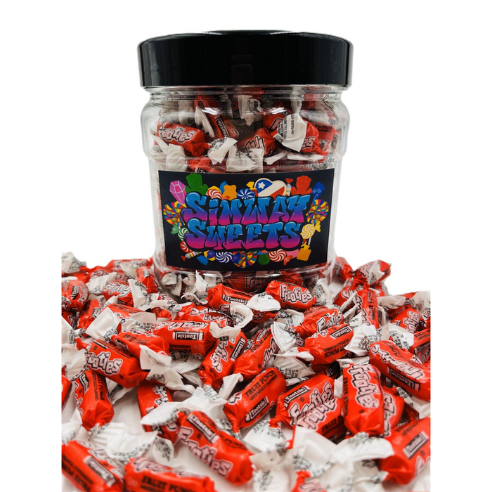 Simway Sweets Jar 680g - Tootsie Frooties Fruit Punch Flavour - Individually Wrapped American Sweets - Approximately 180 Pieces