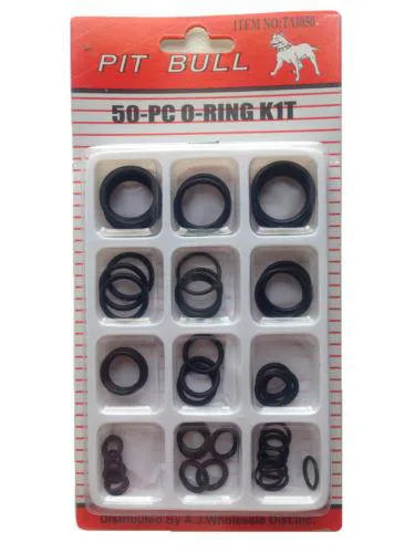 Assorted Ring Set Rubber O Ring Seals Tap Plumbing Washer Kit Pack 50 Pack